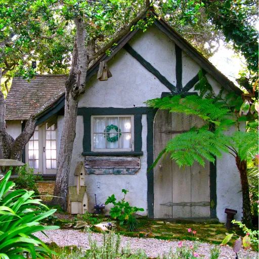 Gretel House by Hugh Comstock-Carmel by the sea-California Gretel House by Hugh Comstock-Carmel by the sea-California