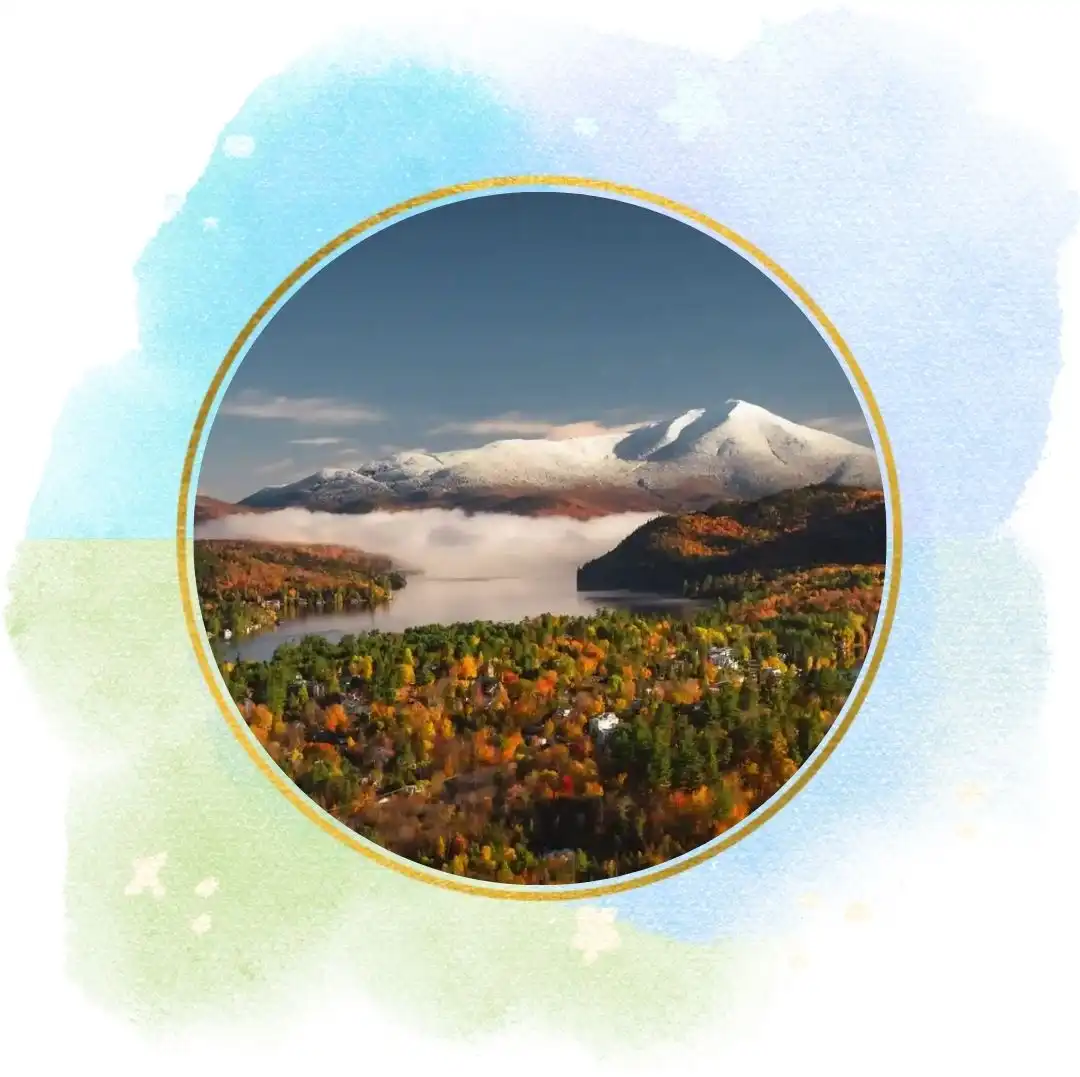 Fall in Lake Placid, New York