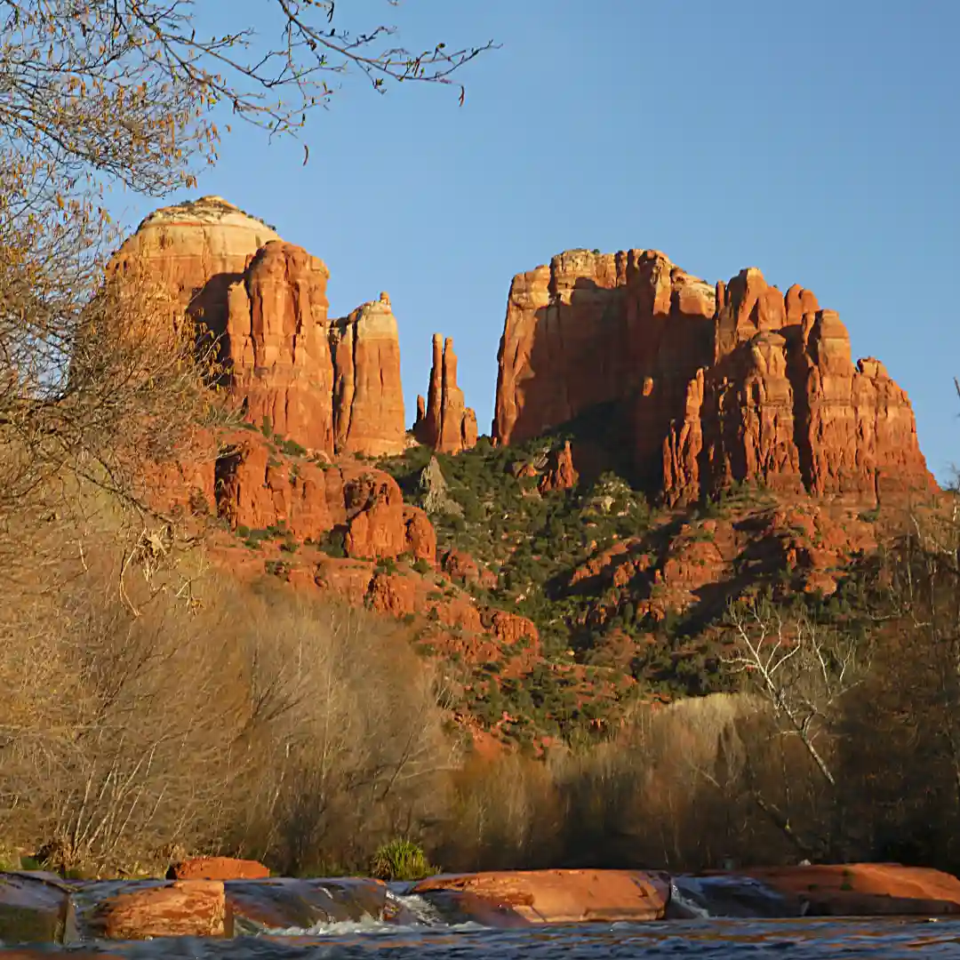 Cathedral Rock is a natural sandstone butte near Sedona, Arizona, United States